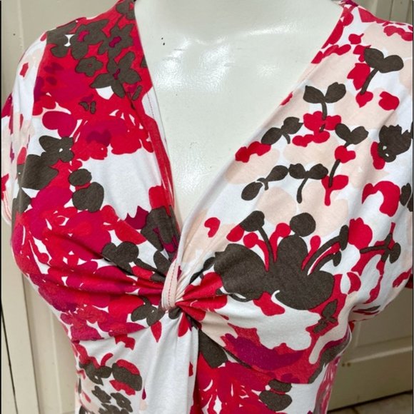 Ann Taylor Floral Print Blouse Size XL - Picture 5 of 6